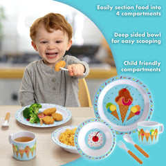 Bentology ice cream cup with easy-grip mouthpiece for toddlers.