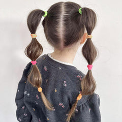 BEoffer hair ties on a ponytail provide secure yet comfortable hold.