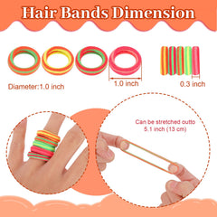 BEoffer hair ties in zipper bag for easy storage and organization.