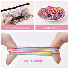 Berchaoki kid hair ties snag-free design with safe no-metal construction
