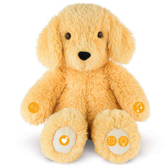 BEREST Sleepy Dog toy with cry-sensor soothing baby to sleep