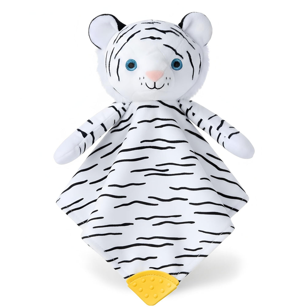 BEREST rechargeable baby sleep soother with tiger lovey design for calming sleep routines.