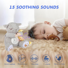 BEREST sleep-soother-plush-toy delivers soothing lullabies for baby bedtime.