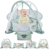 Beright 5-in-1 baby gym foldable-setup for easy travel and setup.