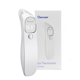 Berrcom forehead thermometer with LED display for fast, non-contact readings.