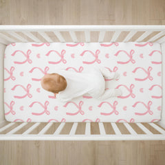 Besaomeom 8-inch-pocket crib sheet ensures snug, secure mattress fit.