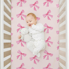 Besaomeom cloud-soft fabric crib sheet delivers cotton-like softness for comfy naps.