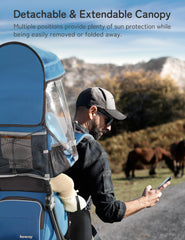 Besrey baby backpack carrier 3-height seat adjusts with growth for comfy rides