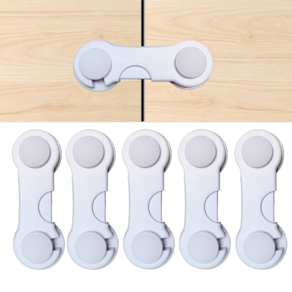 Best Helpers cabinet lock 5-pack packaged for quick childproofing.