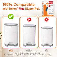 BestLink DEKOR PLUS refill bags package enables easy installation and odor control.