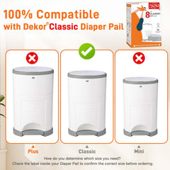BestLink extended-length refills offer more capacity for fewer bag changes.