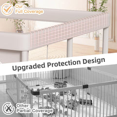 besuhot 65x50 inch playpen offers ample space for parent-child bonding
