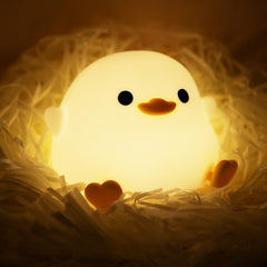 Beszeith DoDo Duck night light front view with gentle bedside glow for bedtime routines