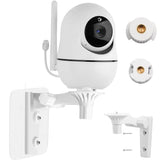 Betensh baby monitor mount wall-tilt provides adjustable viewing for night monitoring.