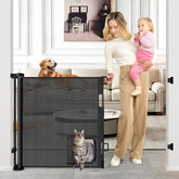 BETERTEK retractable gate door closeup demonstrates secure doorway setup for safe entry