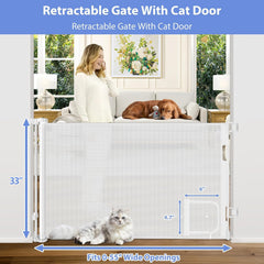 BETERTEK retractable gate shows scratch-resistant mesh for durability