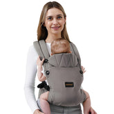 BethBear baby carrier linen fabric provides breathable comfort for all-day wear
