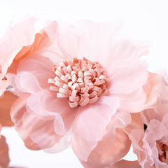 Bethynas pink headband flower cluster, lightweight for toddlers
