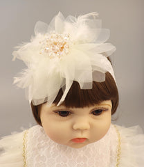 Bethynas newborn headband prop for family photos and christenings