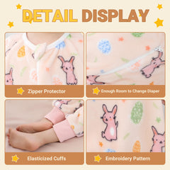 BETTERFUN footed sleeping bag keeps little feet warm