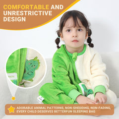 BETTERFUN sleeping bag two-way zipper enables quick diaper changes without waking baby