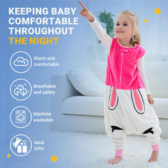 BETTERFUN sleeping bag with two-way zipper enables quick diaper changes without fully removing