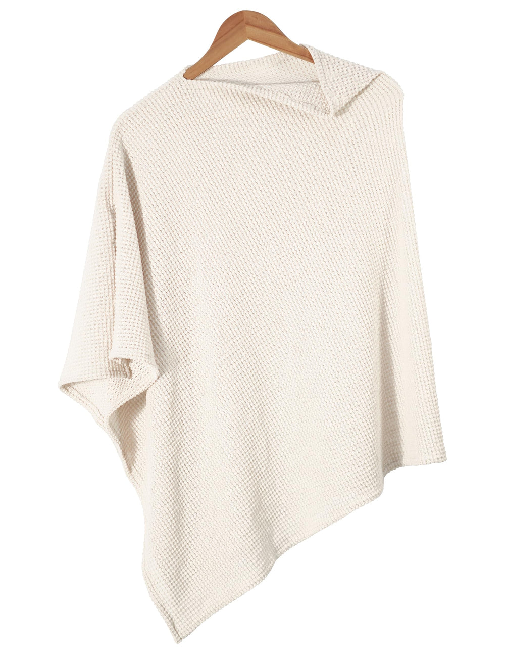 BEWDIO beige nursing cover fabric closeup shows soft knit texture for comfort.