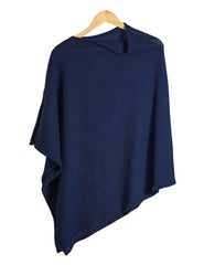 BEWDIO navy blue nursing cover folded for portable privacy on the go