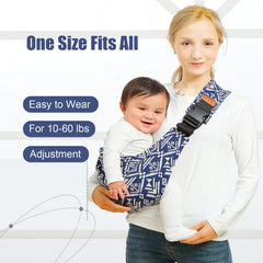 Beyoik baby sling carrier lightweight design ideal for outdoor travel.