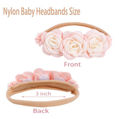 BFNAAgirl floral headband style three—versatile accessory for outfits and events.