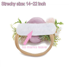BFNAAgirl headbands back with cotton pad for comfortable, mark-free wear