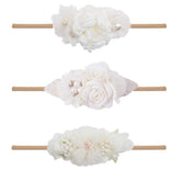 BFNAAgirl floral headband set shows four-piece crown for cute photo-ready looks.