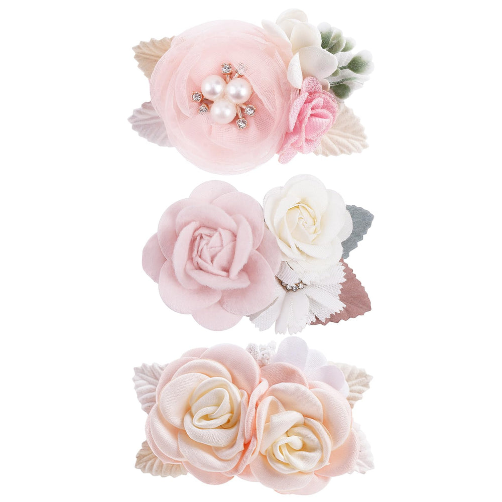 BFNAAgirl flower hair clip onesize with secure alligator clip for easy baby hairstyles.