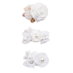 BFNAAgirl flower hair clip set1 with delicate petals adds gentle flair to everyday baby outfits