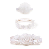 BFNAAgirl new-model headband with pink floral nylon for gentle everyday wear.