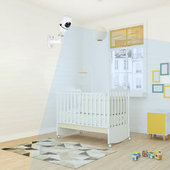 BFYTN baby monitor mount wall installation shows secure placement out of reach.
