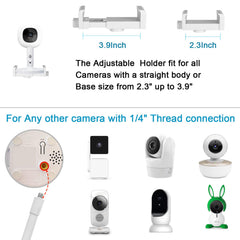 BFYTN Nanit Pro Smart compatibility enables secure overhead mounting.