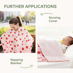BG-BABYGO plush minky interior emphasizes soft comfort against cold car interiors