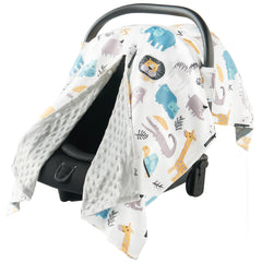 BG-BABYGO car seat cover windproof outside view shows protective coverage.
