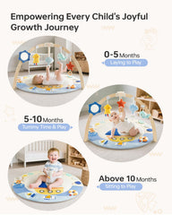 BG-BABYGO detachable toys promote fine motor practice during guided sessions
