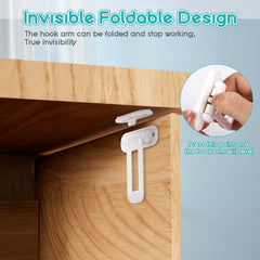 BHLBarley longer hook arm design next to a cabinet door edge.