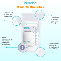 Biamba bags show temperature indicator for quick sorting