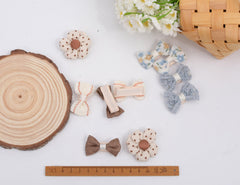BIANHUAN baby hair bow clip worn on head for fine hair hold