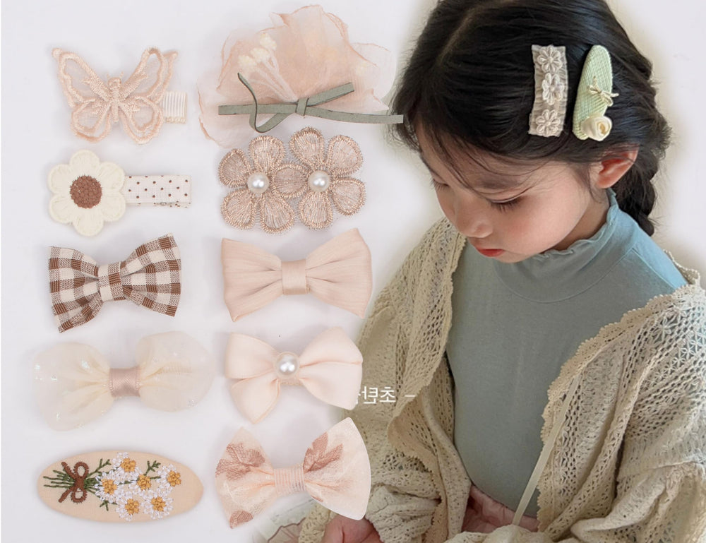 BIANHUAN baby hairclips set keeps tiny curls tidy for everyday wear