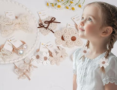 BIANHUAN butterfly bow designs add charm to toddlers’ hairstyles.