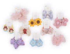 BIANHUAN Boutique baby hair accessories 20-piece elastic ties with bows for secure toddler hairstyles