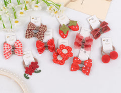 BIANHUAN small 1.2 inch bow ties for delicate toddler hair