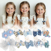 BIANHUAN hair ties with bows 20-piece display for quick ponytails