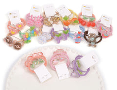 BIANHUAN snag-free soft elastic hair ties maintain gentle hold during active play.