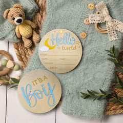 BIANSIWU IT’S A Boy sign with 3D letters for festive nursery decor.